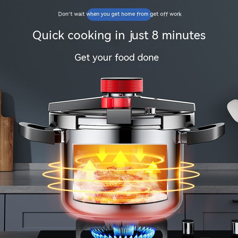 Edelstahl-Schnellkochtopf