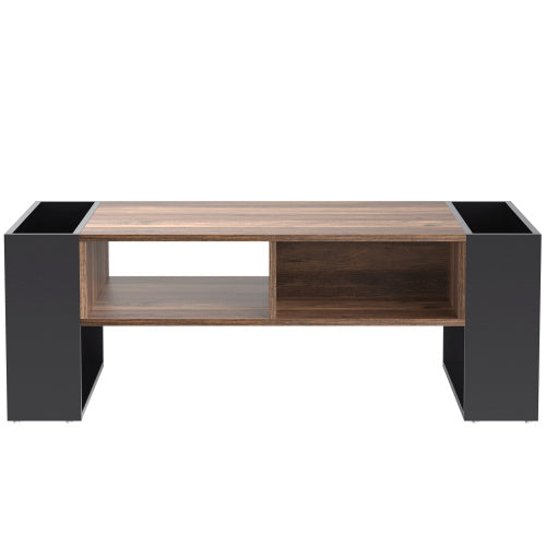 Couchtisch in Holzmaserung