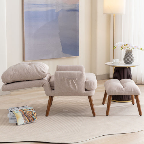 Loungesessel mit Fußhocker