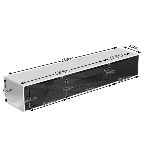 TV-Schrank mit Farbwechsel-LED