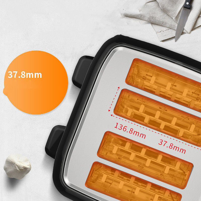 Automatischer 4-Scheiben-Toaster