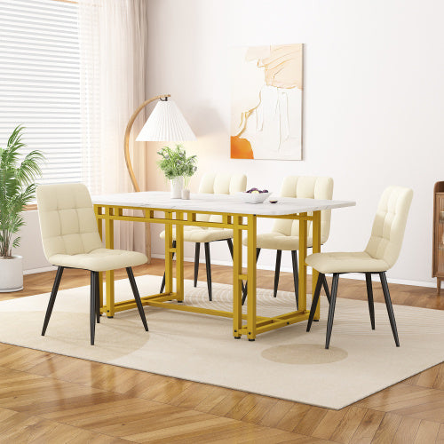 Esstisch in Gold