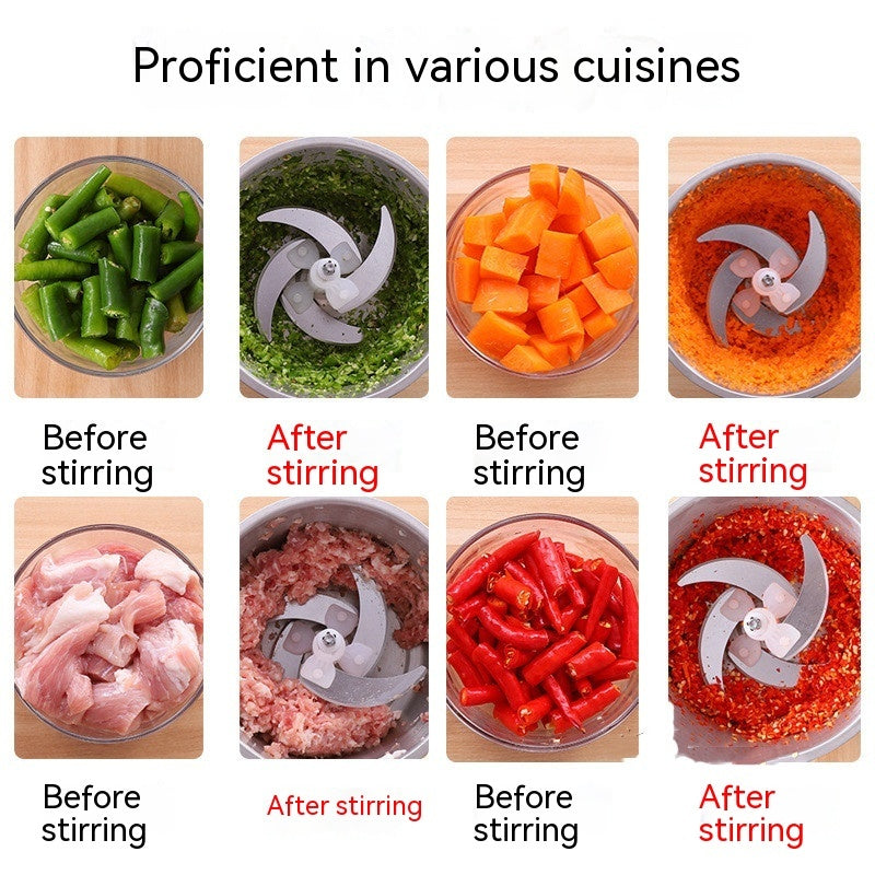 Edelstahl-Fleischwolf