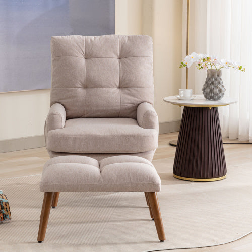 Loungesessel mit Fußhocker